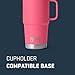 YETI Rambler 20 oz Travel Mug, Stainless Steel, Vacuum Insulated with Stronghold Lid, Tropical Pink