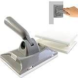 Paint Edger Tool with Extendable Handle, Adjustable Paint Edge Trimmer, Cutting in Tools for Painting with 2 Replaceable Paint Pads, Paint Pad Applicator for Walls, Corners and Ceilings