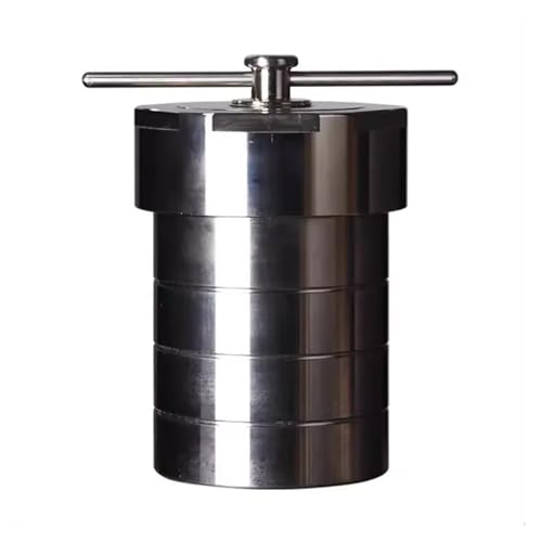 Autoclave de síntesis hidrotermal de acero 304 y cámara interna de PTFE