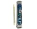 Easy Mount Mediterranean Sea Art Glass Mezuzah, Weatherproof Metal Case - Gift Box and Non-Kosher Scroll Included Hand Made in The USA Guaranteed for Life!