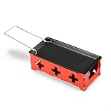 Rackumic Käse Raclette Herd Set Rotaster Backblech und Kohle Grill Werkzeug für Zuhause Küche mit Wärmeisolierung Holzgriff Schmelzen