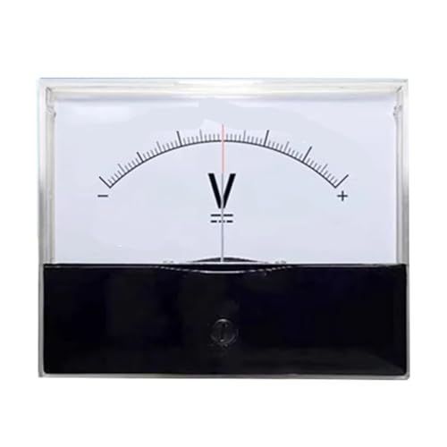 Voltmètre 44C2 DC éviter les pannes de batterie avec cadran 100V 0 100V 75mV