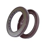 Generic BAFSL1SF Type FKM Hydraulic Pump Metric Oil Seal 50x72x7/5mm, High Pressure Radial Shaft Double Lip Oil Seal for A6V80, A6VM80, BPV100(One Piece), Red, 1904003