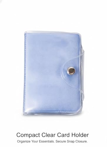 Image of Transparent Card Holder Wallet for Men and Women, Pack of 2