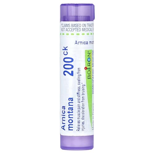 Image of Boiron Arnica Montana 200Ck for Muscle Pain, Stiffness, Swelling from Injuries & Bruises - 80 Pellets