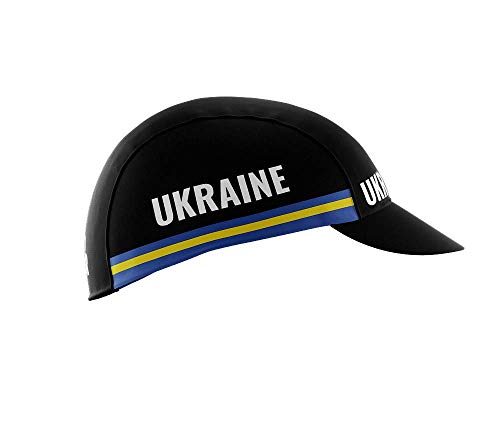 ScudoPro Ukraine Black Code Bike Cycling Cap Road MTB or Running