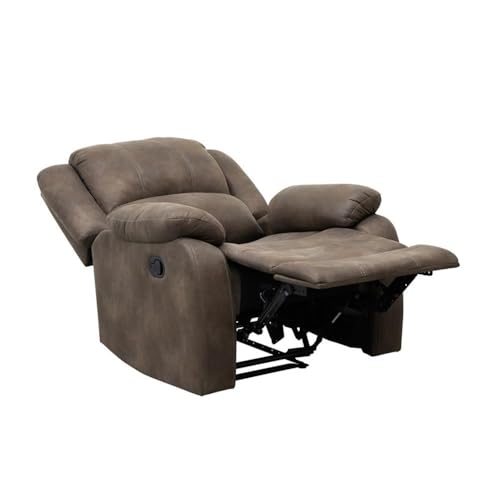 Sillón Microfibra Pulida Marrón Plegable miniatura 6