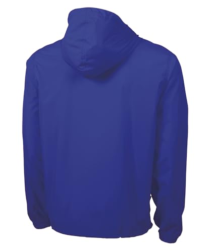 Image of Charles River Apparel Youth Pack-N-Go Pullover, Kids Lightweight Packable Water-Resistant Windbreaker