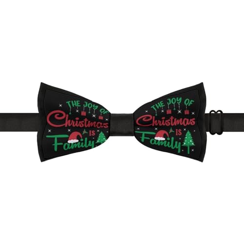 GoasNei Jesus Is The Reason For The Christmas Season Bow Tie for Men Adjustable Necktie Funny Tie Neck Ties for Weddings Party