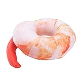 ERINGOGO Peluche Crevette Réaliste Jouet Peluche Animal Marin Coussin Décoratif pour Chambre Garçon Fille