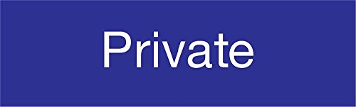 Panneau privé gravé bleu pour préserver la tranquillité de vos bureaux