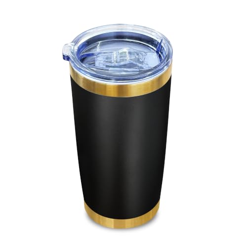 Image of 20 oz Insulated Tumbler Stainless Steel Tumbler,Black,1 Pack