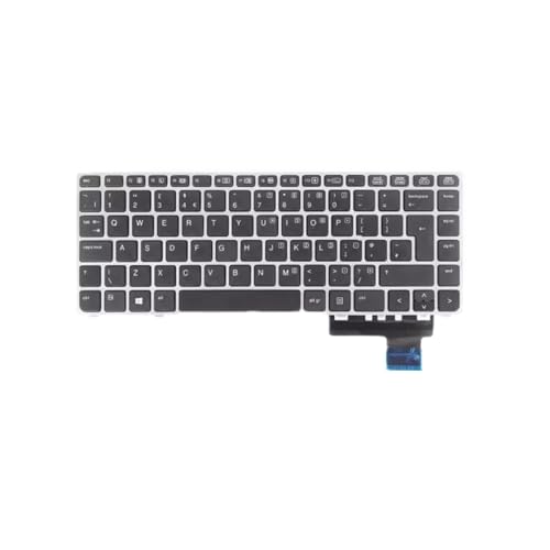 Clavier HP EliteBook Folio 9480m avec touches fluides pour saisie rapide UK