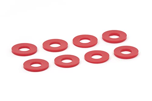 Daystar KU71074RE Red D-Ring/Shackle Washer, (Set of 8)