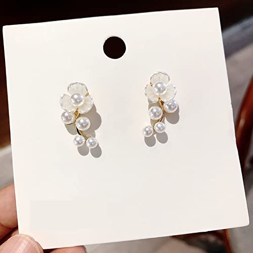 Boucles d'oreilles fleur argent 925 de haute qualité au design géométrique