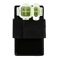 Dioche CDI 2 Takt Offen, CDI für 2 Takt Roller Offen, 6 Pins Box Moped Scooter AC CDI BOX Für GY6 ATV GO KART 50 125 150 Moped Scooter