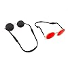 2pcs Random Color Small Cat Kitten Glasses Pet Glasses Dog Sunglasses Pet Supplies Kittens Pet Sunglasses 3 cm/1.1 Inch Cosplay Costume Photos Props (Kitten glasses Black+Red)