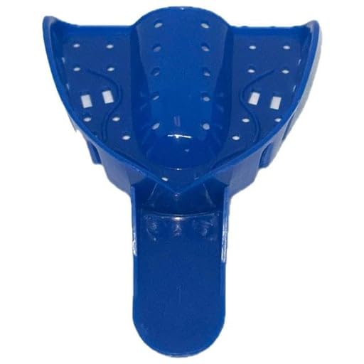 RMH3 Dental Disposable Perforated Plastic Impression Trays, #1 Large, Upper Full-Arch, 12/Pk