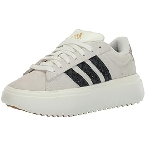 adidas Women’s Grand Court Platform Suede Sneaker