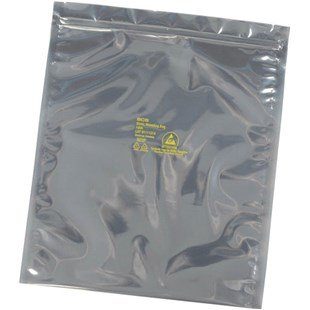 SCS 300810 Transparent Metal-in Static Shielding Bag - ZipTop (8 x 10) 100/Pkg.
