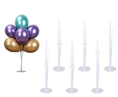 LANGXUN Clear Balloon Stand Kit | Mesa Soporte de Escritorio Globo Decoración para Fiesta de cumpleaños Boda Fiesta Evento