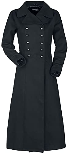 Gothicana by EMP Donna Cappotto lungo militare