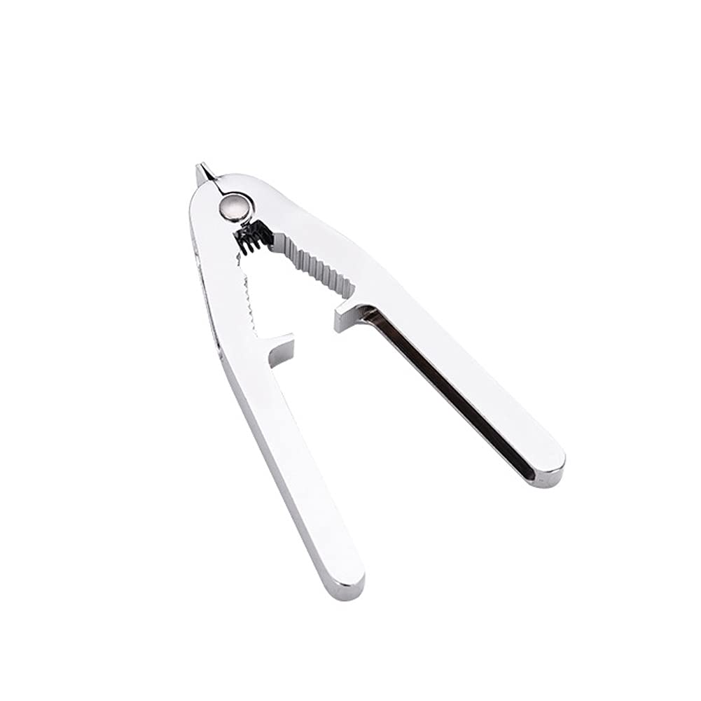 Fansipro Nut Clamps Mirror Polish, Accessory Kits On Family Party; Hotel; Bakery; Picnic; Canteen; Restaurant; Supermarket; Dormitory, 130x65(MM), Silver, 2 Pieces Nuts Crackers