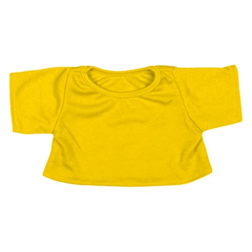 BYO-BFF Stuffed Animals Plush Toy Outfit – Yellow T-Shirt 16”