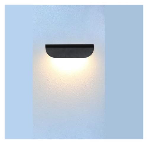 Lámpara de pared exterior hermética con protección contra lluvia para patios y terrazas
