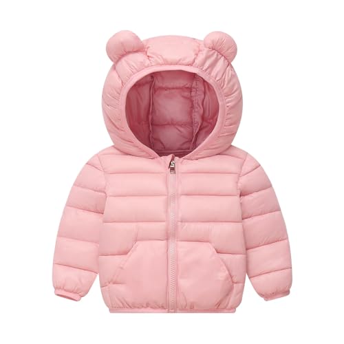 Children Boy Girl Baby Tees Padded Jacket Hoodies Outerwear for Kid Going Out Warm Puffer with Hood Winter Fall Coat Zip Up 2026 Clothes Fashion 5 Years