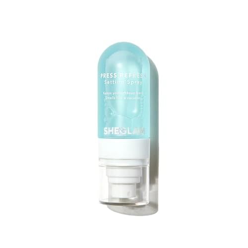 SHEGLAM Press Refresh Setting Spray Moisturizing Long Lasting Makeup Setting Spray Oil-Control Non-Greasy-Green