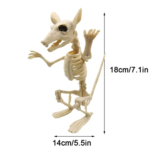 Squelette de souris d'Halloween pour une deco de table effrayante - 3