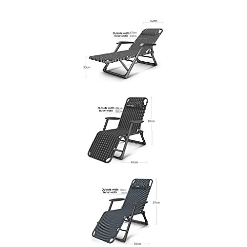 Chaises portables zéro gravité pliantes pour pause déjeuner - 4