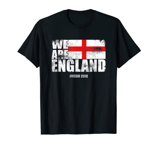 We Are England Soccer Russia 2018 World Football Maglietta