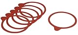 Handwäsche empfohlen 6 Einkoch-Gummiringe, 94 x 108 mm