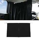 TSHAOUN Auto-Trenner-Vorhänge, Sonnenschutz, Auto-Trennwand, Sichtschutzvorhänge, abnehmbare Vorder- und Heckscheibenabdeckungen, einfacher Vorhang für Reisen, Nickerchen, Nacht, Auto, Camping