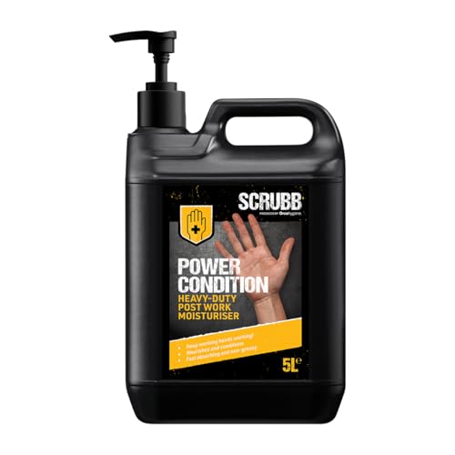 SCRUBB Power Condition hidratante resistente de 5 L para el cuidado selecto de la piel.