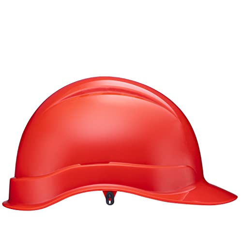 Acerpal Cap Style Hard Hat Osha Construction Work Approved Safety Helmet, Solid Red Design Hard Hats, Cascos De Construccion, 6 Point Adjustable Ratchet Suspension #TOP9