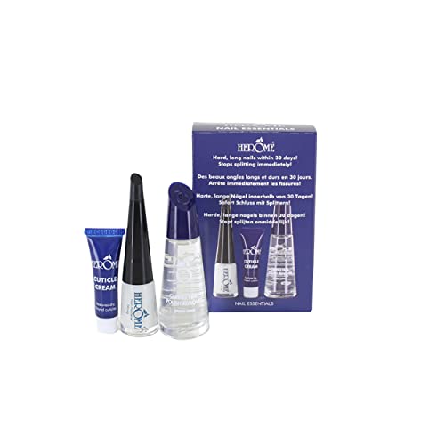 Herome - Pack Azul Tratamiento Uñas Débiles y Dañadas | para Uñas que se Rompen y No crecen. Contiene 1 Endurecedor Fuerte de Uñas, 1 Crema para Cutícula, 1 Quitaesmalte sin Acetona - imagen 3