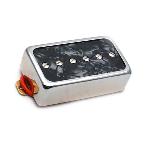 エレキギターピックアップ ピックアップシングルコイルピックアップ6弦エレキギターピックアップ上部と下部セットLPエレキギターに適しています(Bridge B)