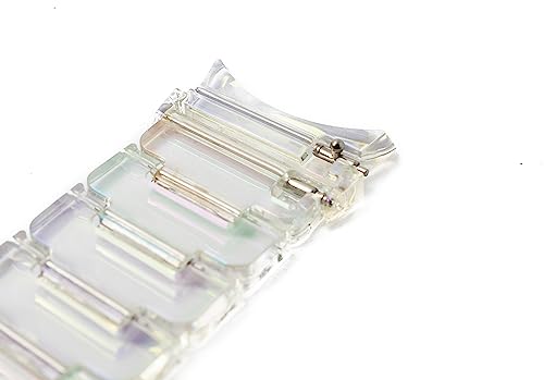 Bracelet 20 mm PC transparent multicolore System-S au design rigide unique