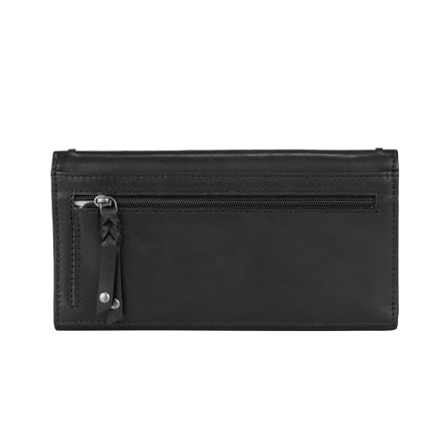 Hope RFID Leather Laced Wallet (Black)3