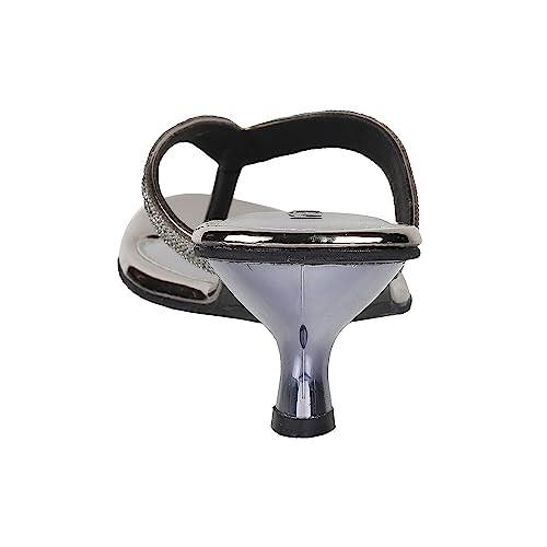 Image of Metro Women Kitten Heel Fashion Sandal