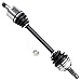 Detroit Axle - 2.3L Front 2pc CV Axles Drive Shafts for 1998-2002 Honda Accord, 2 Complete CV Axles Drive Shafts Assembly 1999 2000 2001 Replacement