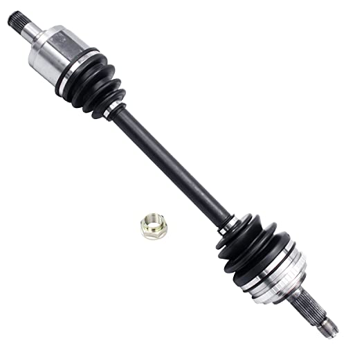Image of Detroit Axle - 2.3L Front 2pc CV Axles Drive Shafts for 1998-2002 Honda Accord, 2 Complete CV Axles Drive Shafts Assembly 1999 2000 2001 Replacement