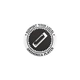CafePress Support Harmonica Player 1' Round Mini Button Pin