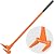 Insaga Pallet Buster 48" Thick 3mm Handle Deck Board Removal Tool, Fully Welded Pallet Tool Deck Pry Bar, All Steel Deck Removal Tool with Non-Slip Grip, One Piece Handle