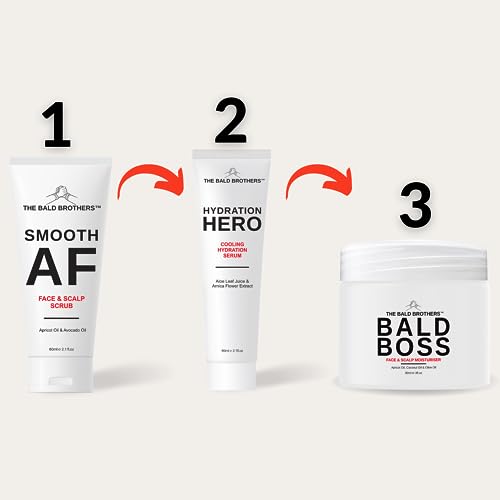 The Bald Brothers 3 Piece Full Bald Head Care Set, 3 Piece Set, 3 Piece Set - Image 2