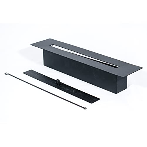 Queimador Exclusivo Lareira Ecológica Etanol 32cm Embutir Rack Estante