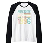 Photo Gallery awesome since june 1996 26 years old 26th birthday vintage maglia con maniche raglan Photo Gallery awesome since june 1996 26 years old 26th birthday vintage maglia con maniche raglan
